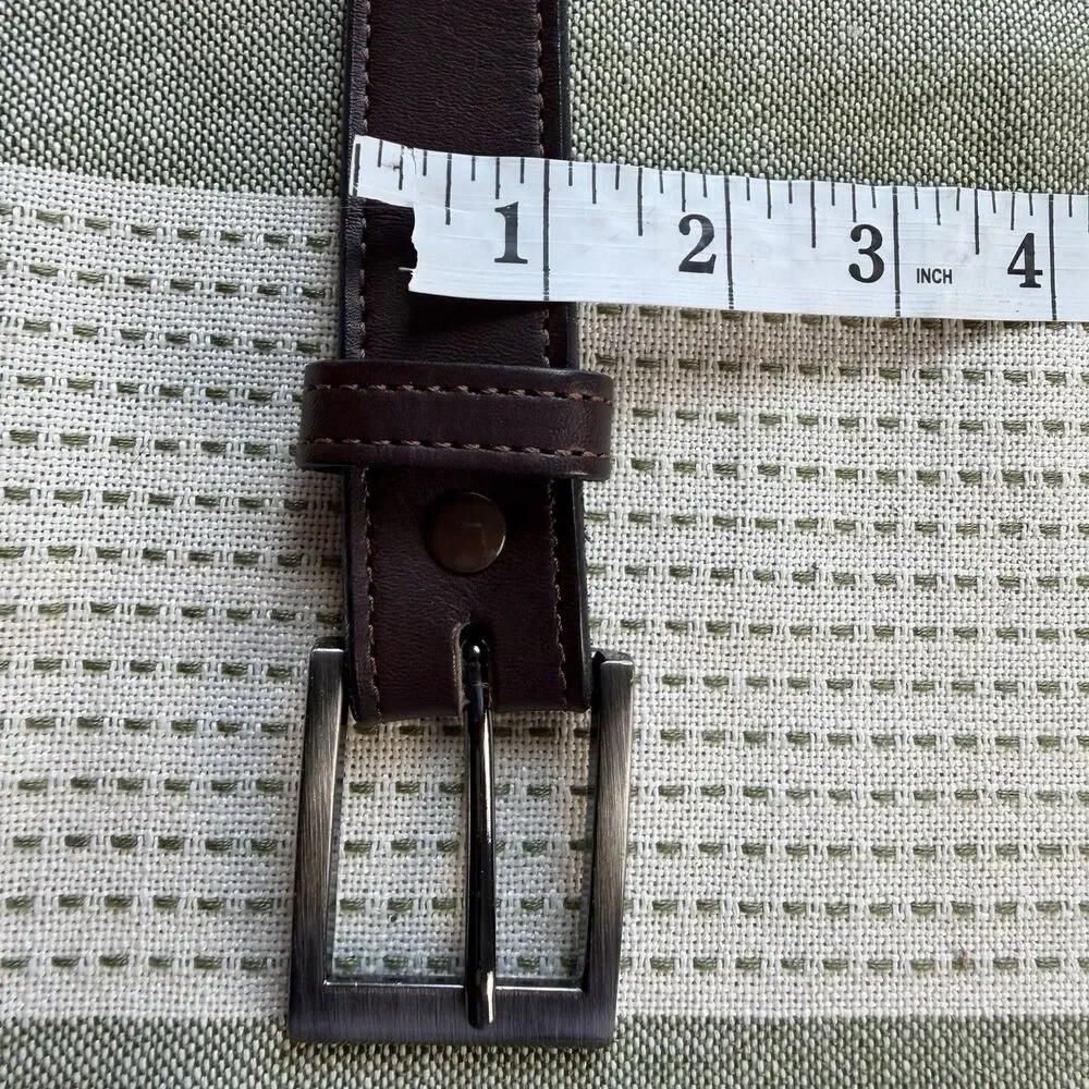 Bullhide Belts The Admiral Chocolate Brown Leather Belt Men's 48